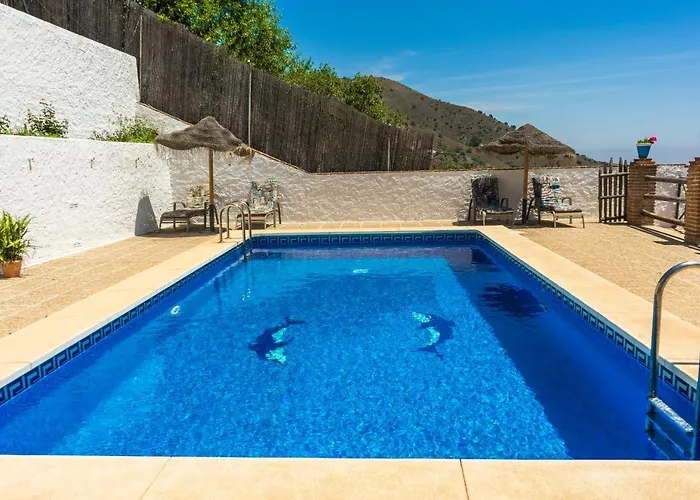 Hébergement de vacances Winehouse With Fireplace&heating,bbq, Wifi, Pool, Close To Malaga